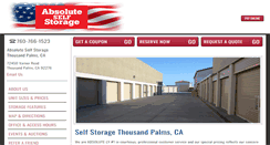 Desktop Screenshot of absolutestoragecenter.com